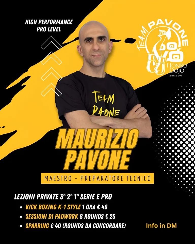 Locandina delle lezioni private con Maurizio Pavone