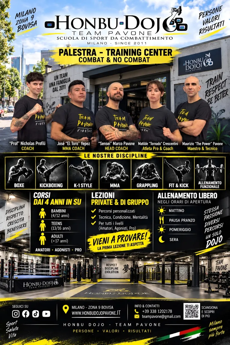 Honbu Dojo Team Pavone: palestra e training center combat e no combat