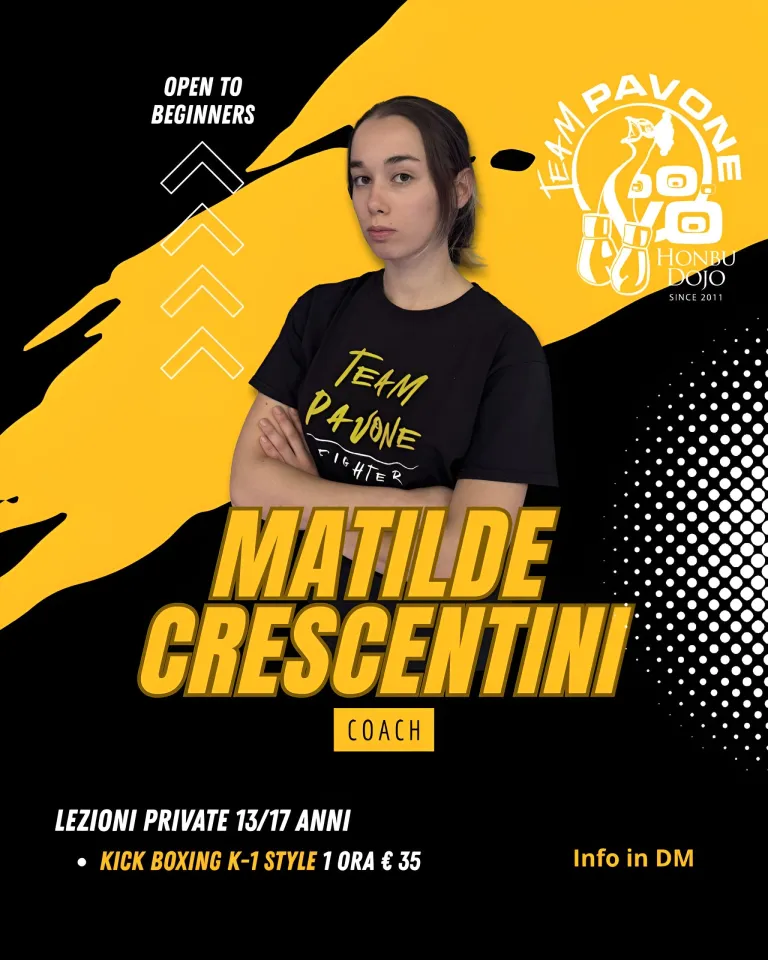 Locandina delle lezioni private con Matilde Crescentini