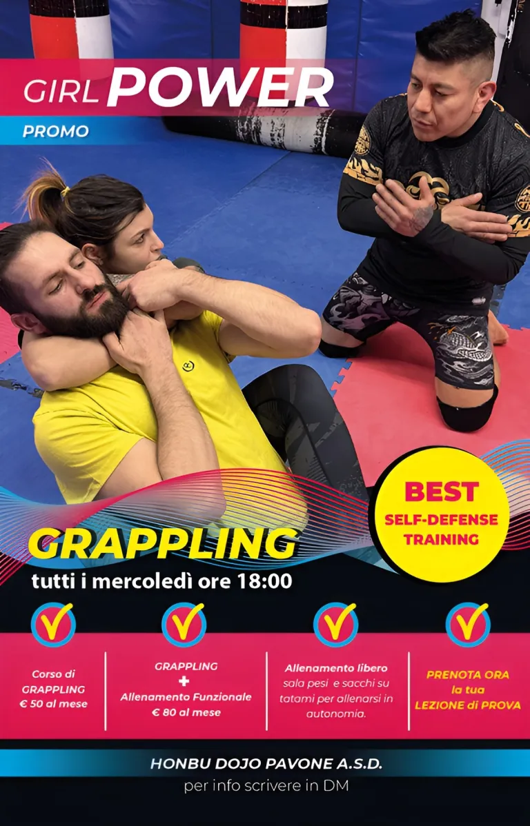 Promo Girl Power: grappling tutti i mercoledì alle 18