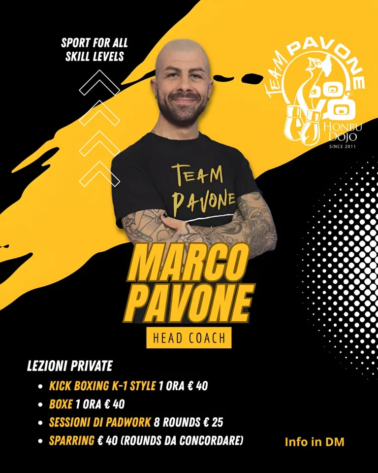 Locandina delle lezioni private con Marco Pavone